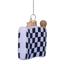 Load image into Gallery viewer, Racing Ornament - Finish Flag