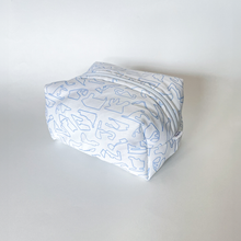 Load image into Gallery viewer, PRE-ORDER: Racing Make-up Pouch - Blue Tracks