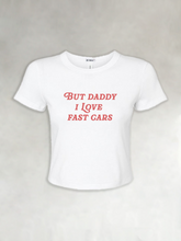 Load image into Gallery viewer, Racing Baby Tee: But Daddy