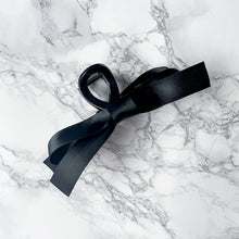 Load image into Gallery viewer, Black Bow Claw Clip