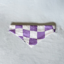 Load image into Gallery viewer, PRE-ORDER: Racing Pet Over the Collar Bandana - Lilac Tracks