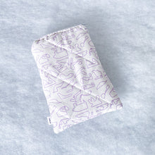 Load image into Gallery viewer, PRE-ORDER: Racing Ereader Sleeve - Lilac Tracks