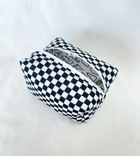 Load image into Gallery viewer, PRE-ORDER: Racing Make-up Pouch - Black Tracks