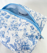 Load image into Gallery viewer, PRE-ORDER: Make-up Pouch - Catastrophic blues