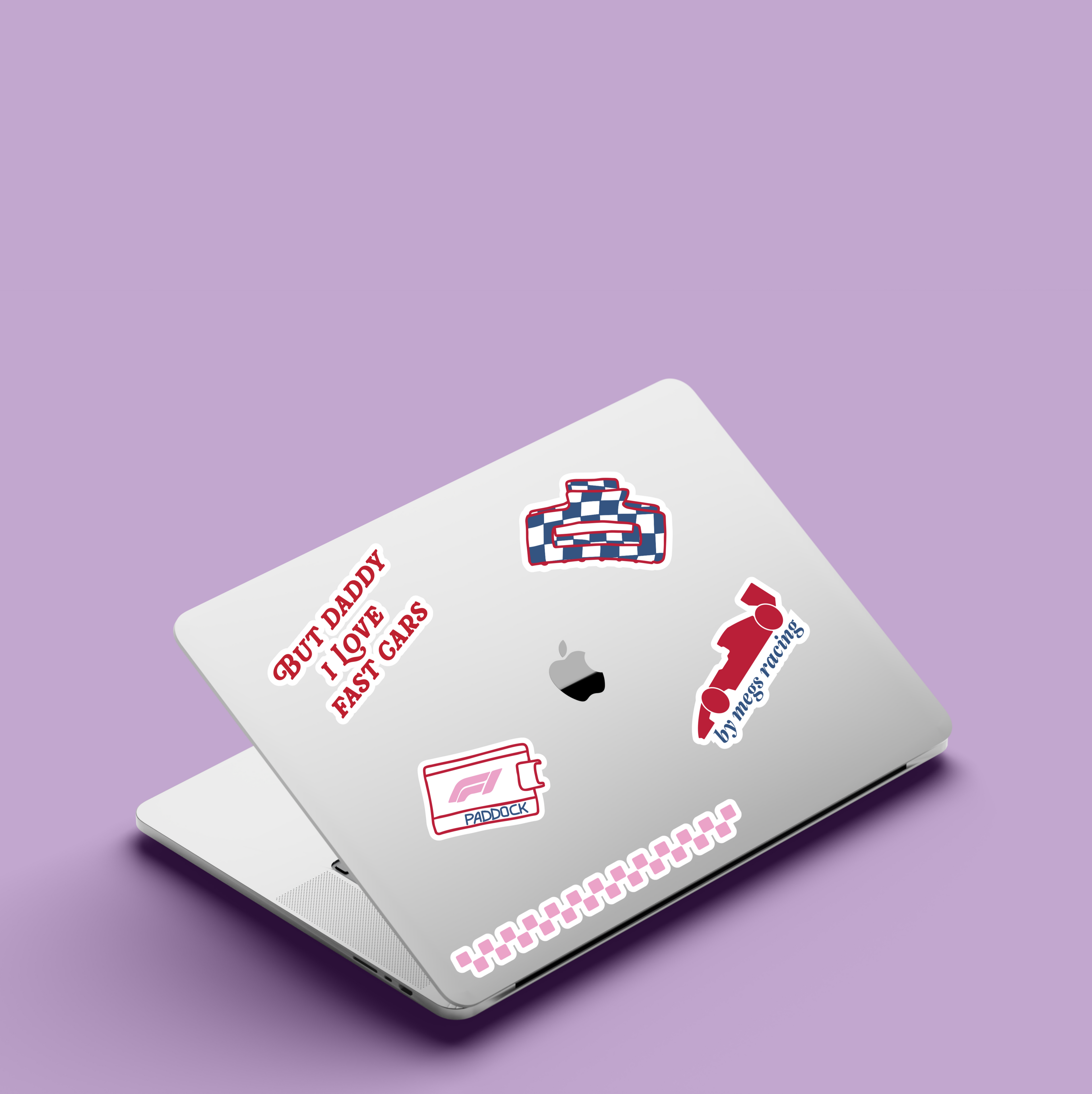 By Megs Racing Stickersheet