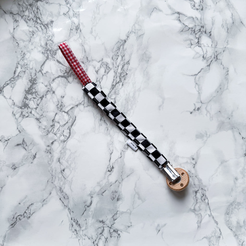 PRE-ORDER: Racing Pacifier Clip