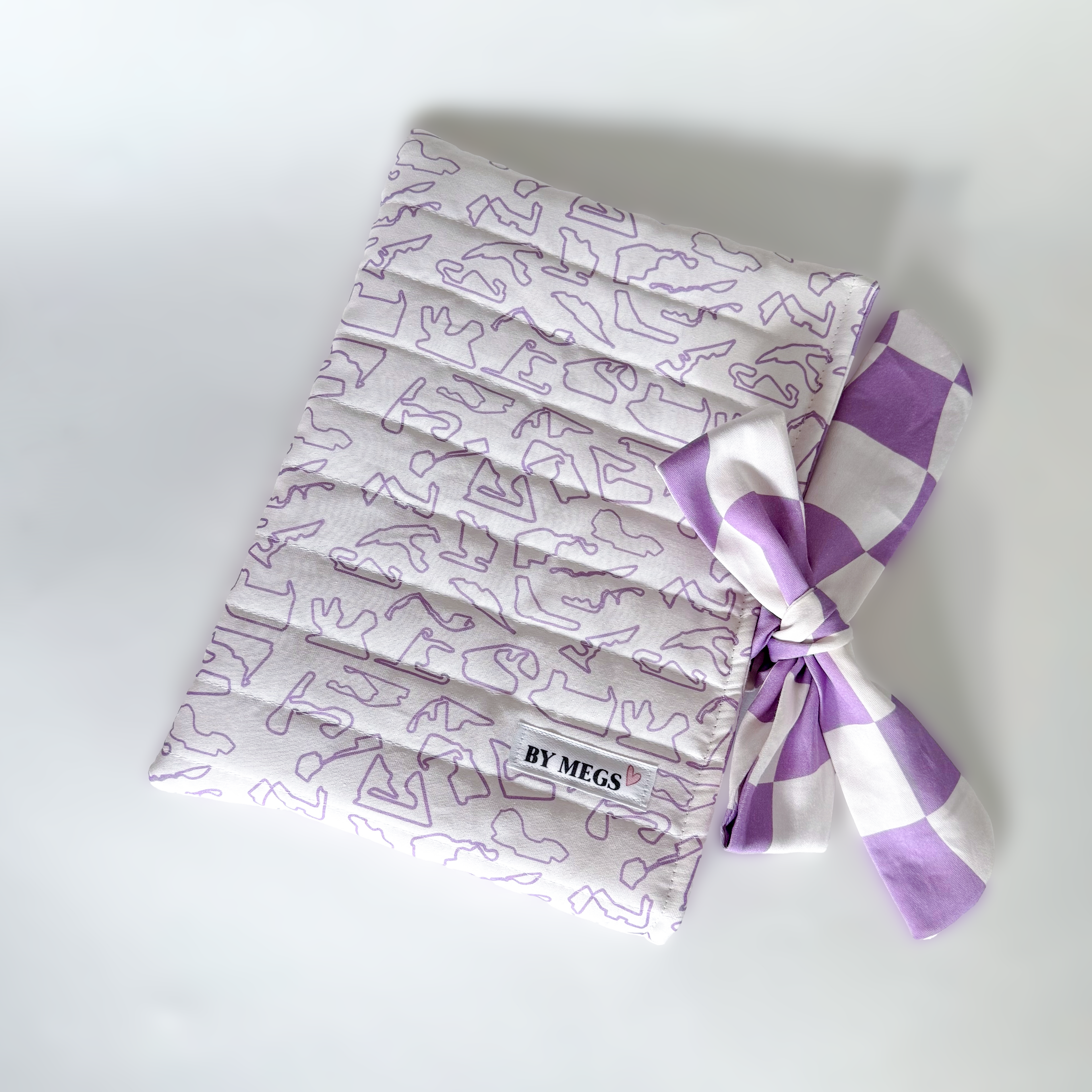 PRE-ORDER: Racing Book Sleeve - Lilac Tracks