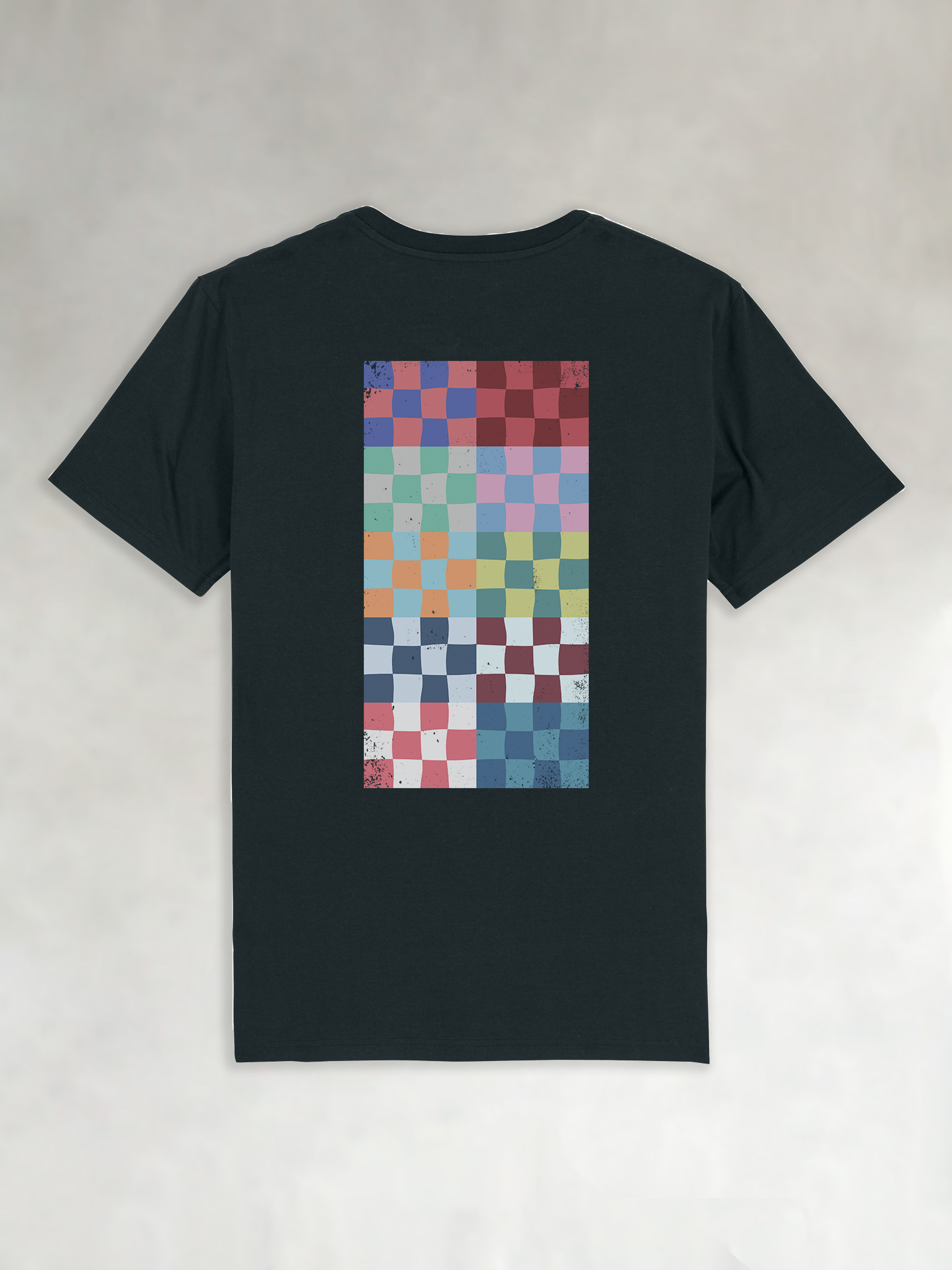 Racing Shirt: Teams Checkered Black