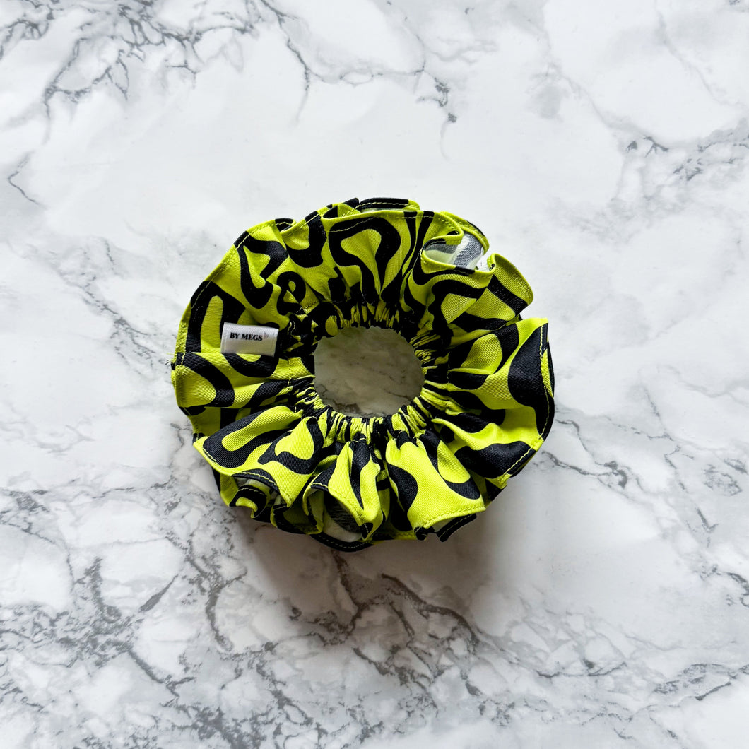 PRE-ORDER: Racing Double Layer Scrunchie: NOR4 Helmet