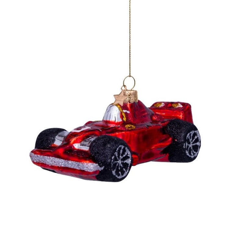Racing Ornament - Red Racing Car