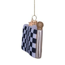 Load image into Gallery viewer, Racing Ornament - Finish Flag
