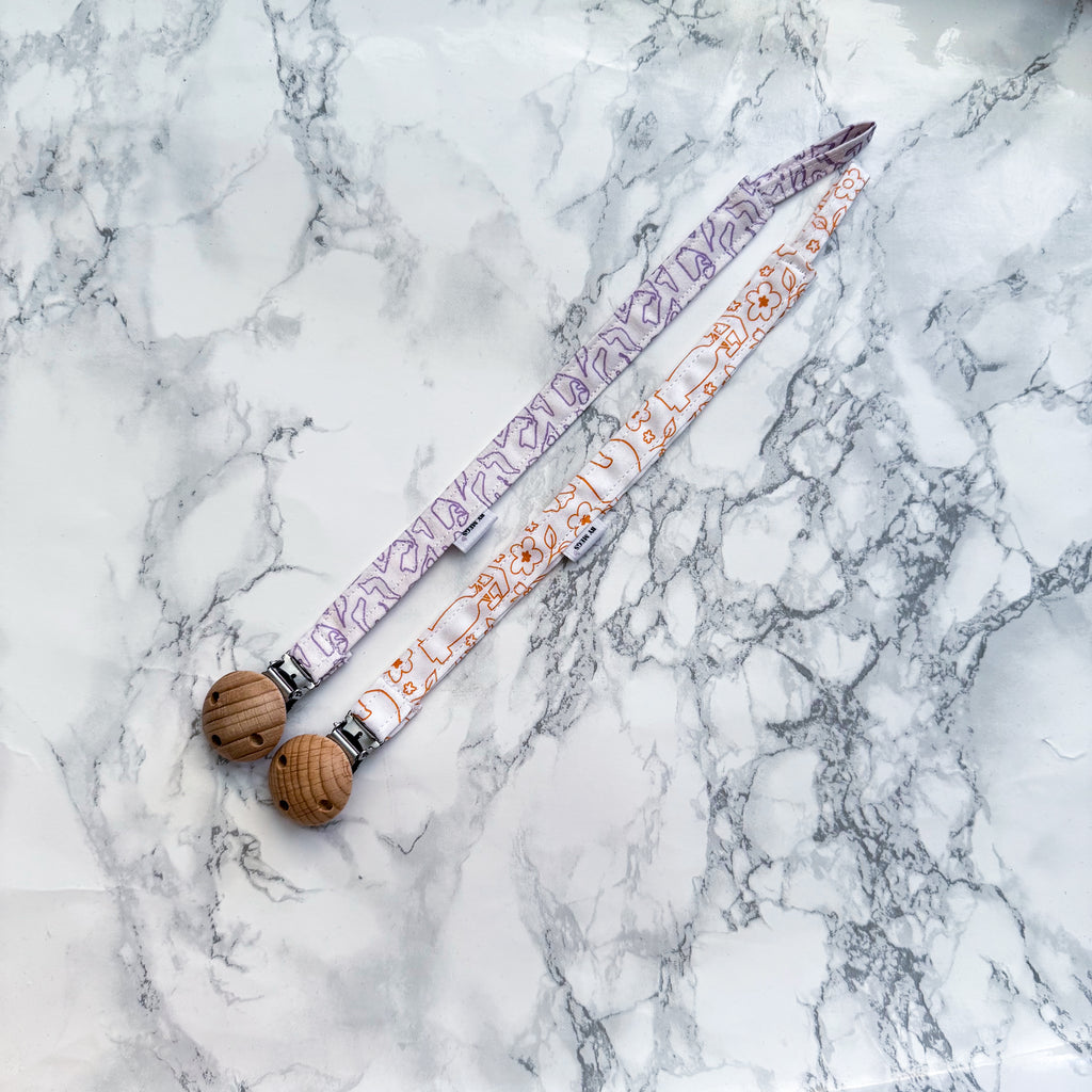 PRE-ORDER: Racing Pacifier Clip