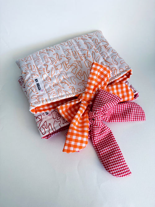 PRE-ORDER: Racing Book Sleeve - Orange Tracks