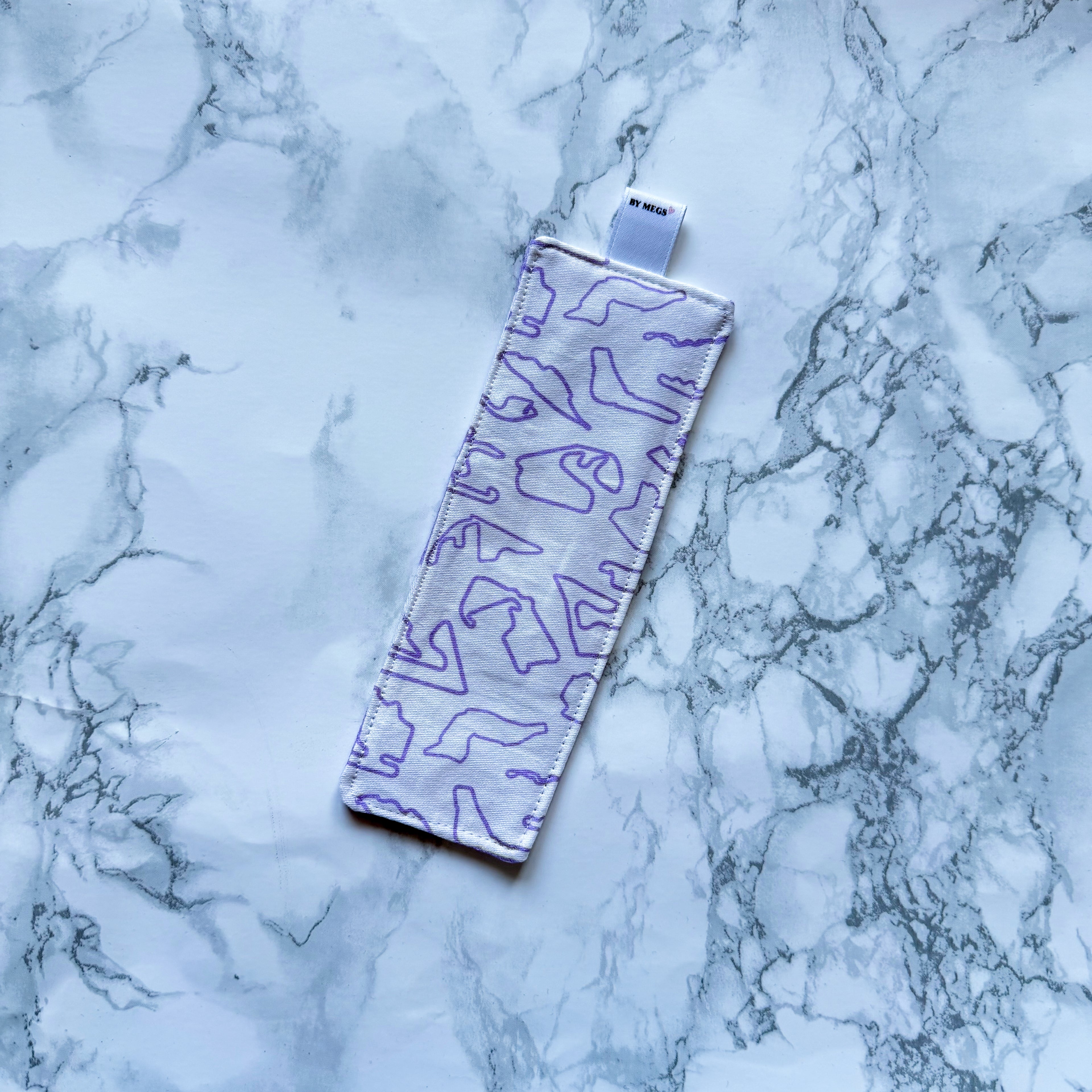 PRE-ORDER: Racing Bookmark - Lilac Tracks