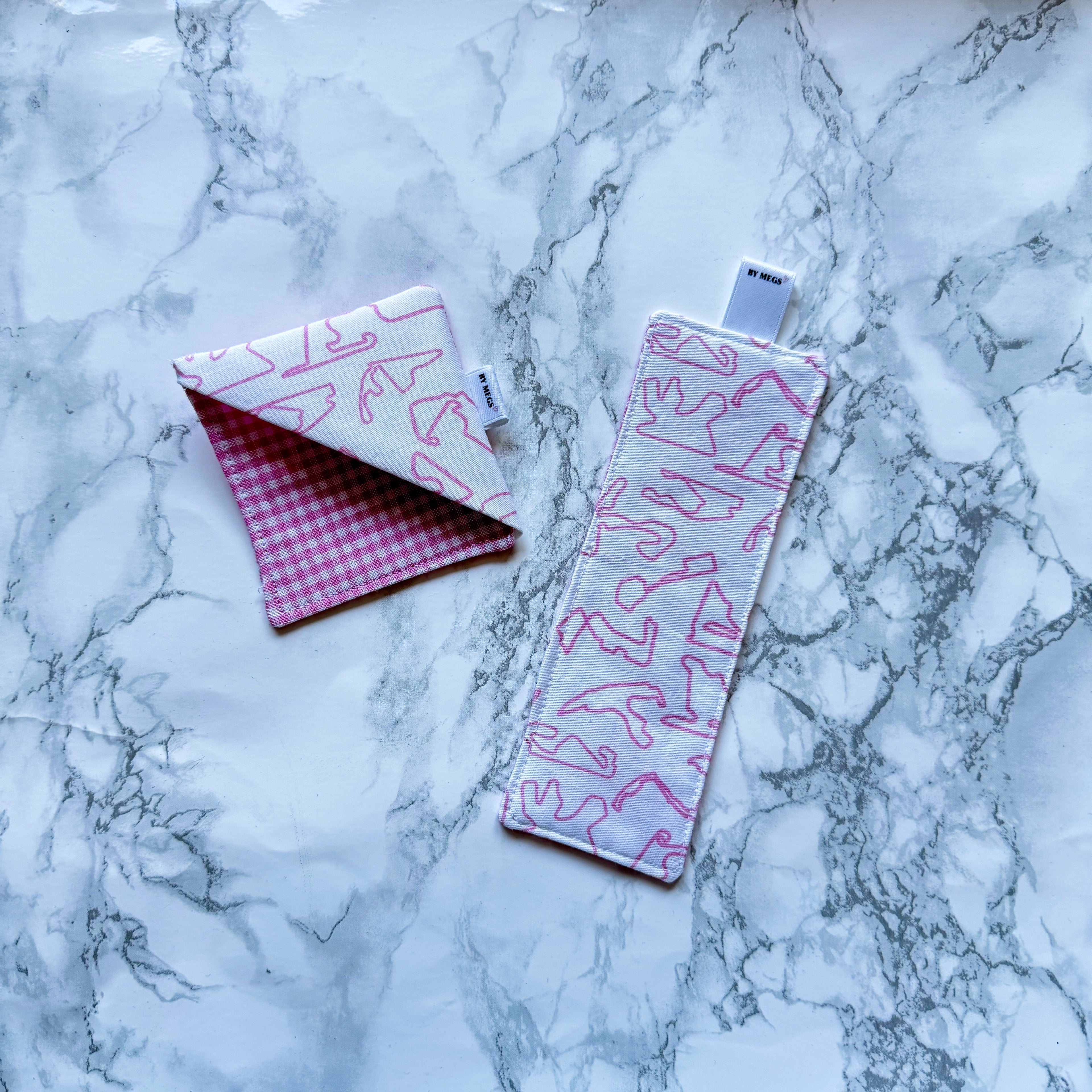 PRE-ORDER: Racing Bookmark - Pink Tracks