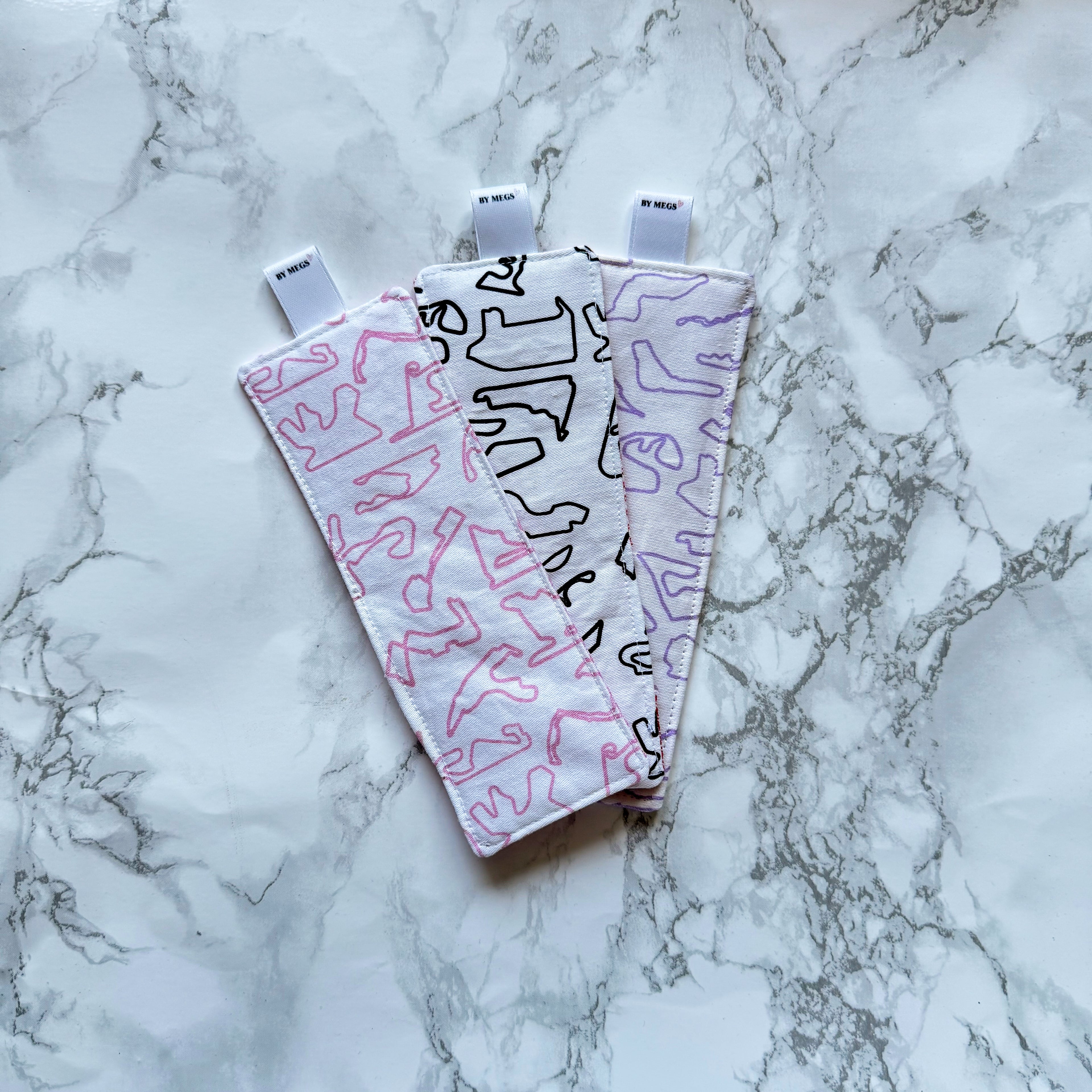 PRE-ORDER: Racing Bookmark - Black Tracks