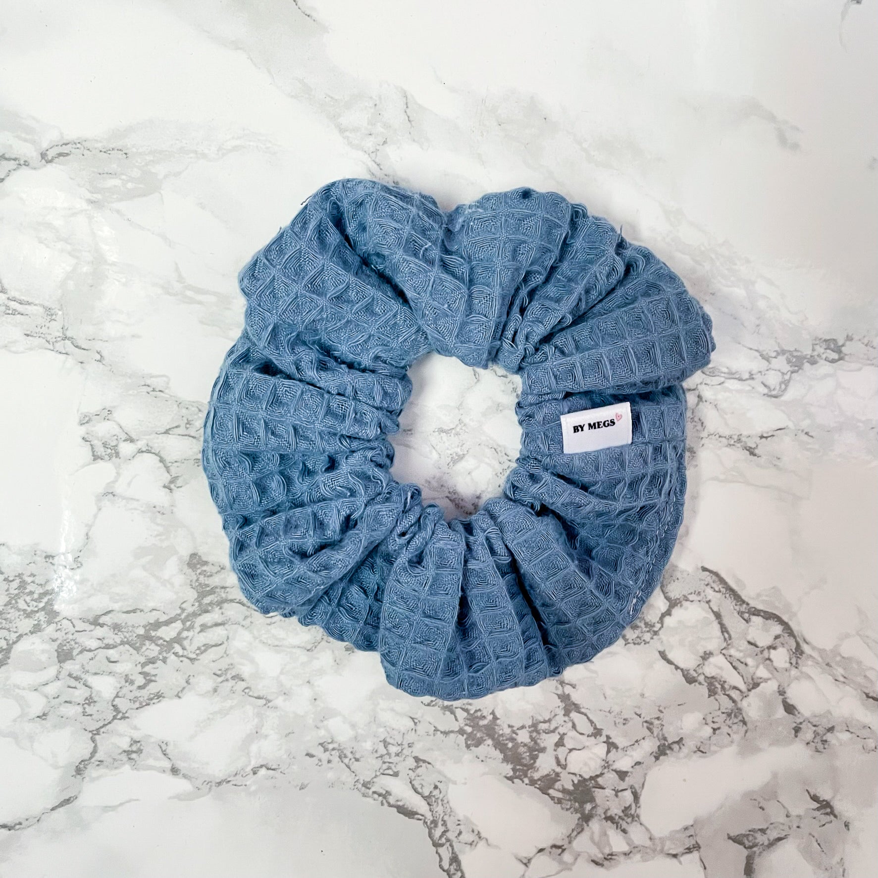 PRE-ORDER: Blue Waffle Scrunchie