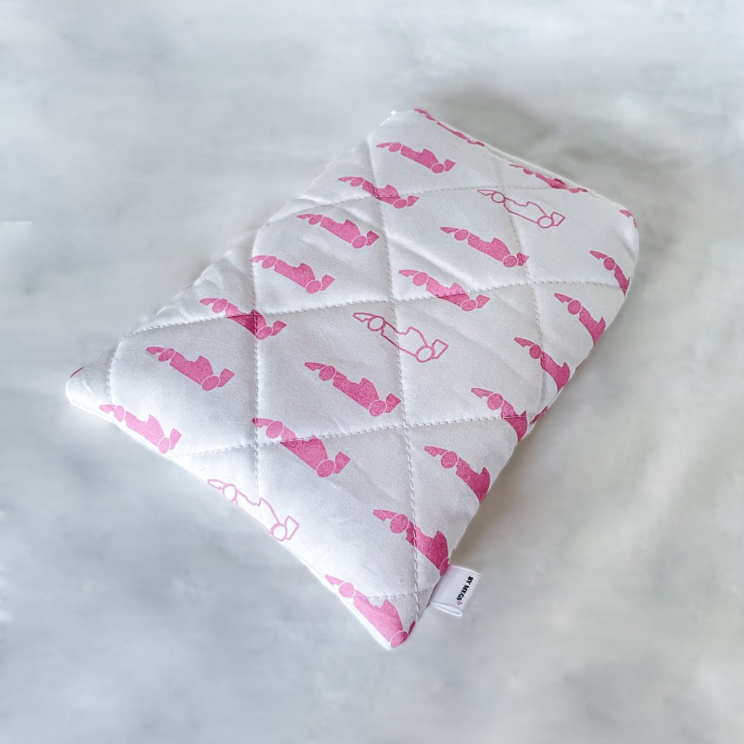 PRE-ORDER: Racing Ereader Sleeve - Pink Cars