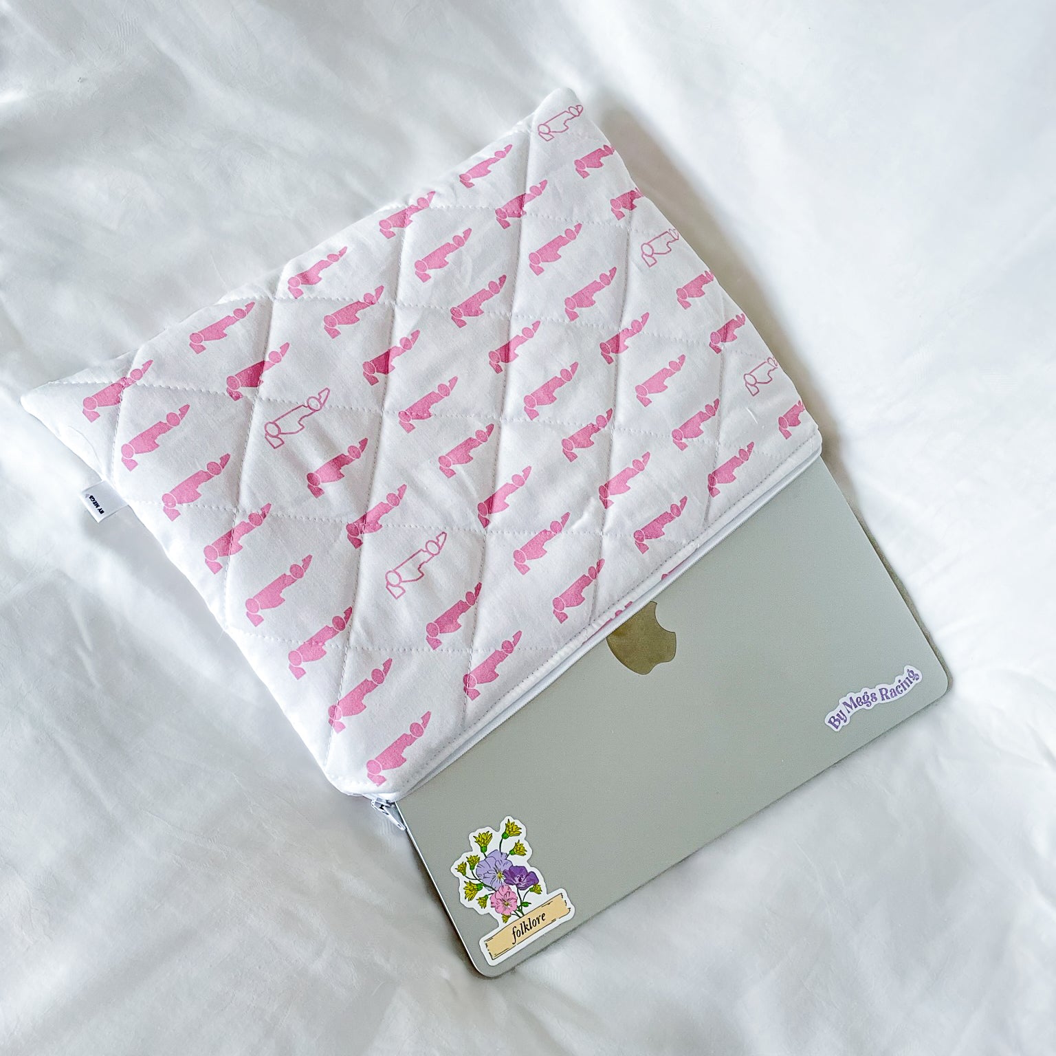 PRE-ORDER: Racing Laptop Sleeve - Pink Cars