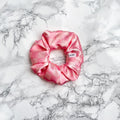 Racing Scrunchie: Checkered Flag Pink