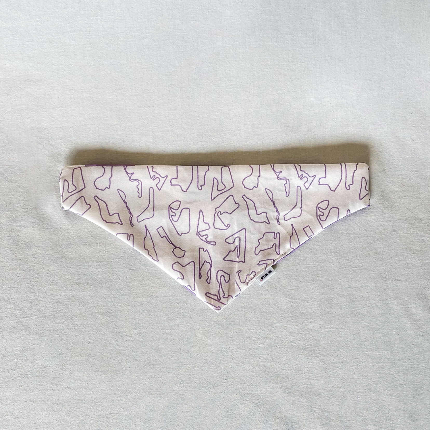 PRE-ORDER: Racing Pet Over the Collar Bandana - Lilac Tracks