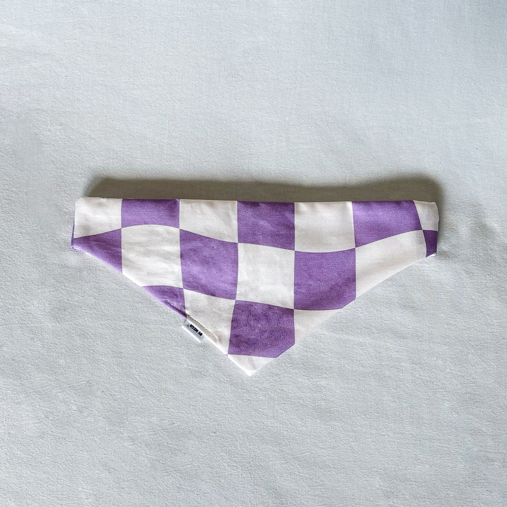 PRE-ORDER: Racing Pet Over the Collar Bandana - Lilac Tracks