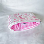 PRE-ORDER: Racing Tablet Sleeve - Pink Cars
