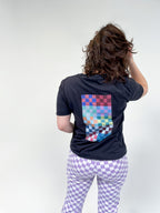 Racing Shirt: Teams Checkered Black