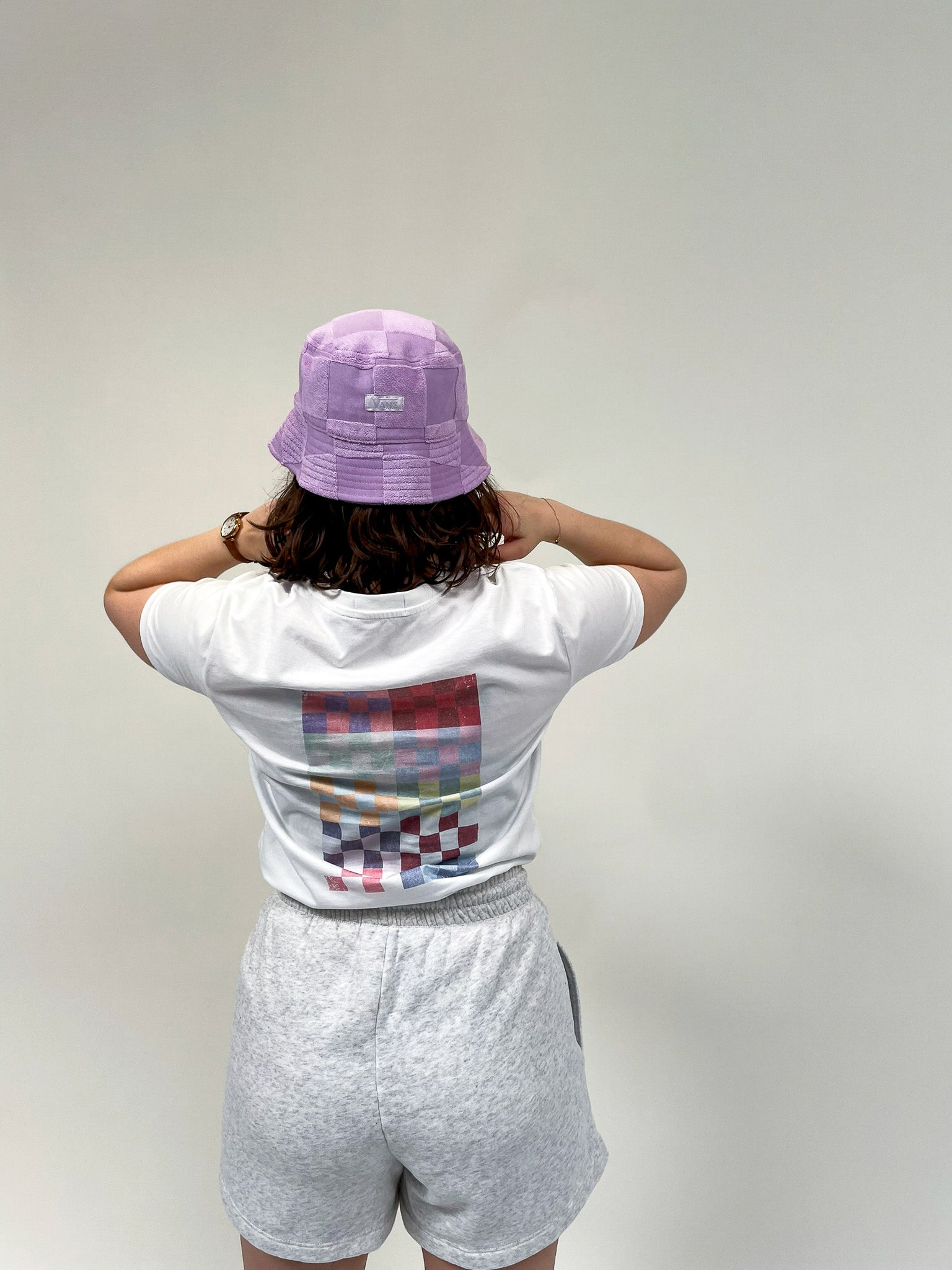 Racing Shirt: Teams Checkered White