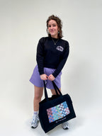 Racing Cropped Sweater: Teams Checkered