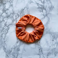 PRE-ORDER: Racing Scrunchie: Check Border Orange