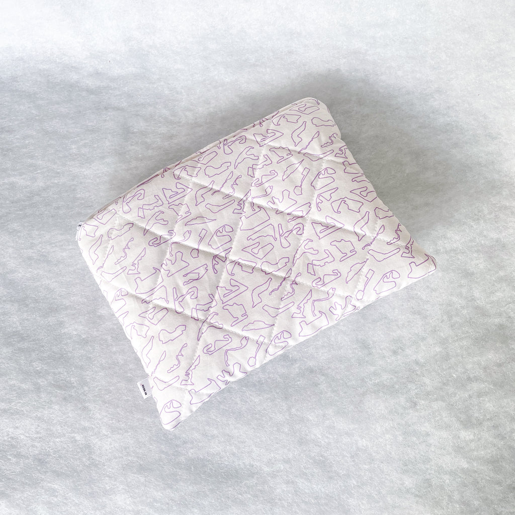PRE-ORDER: Racing Tablet Sleeve - Lilac Tracks
