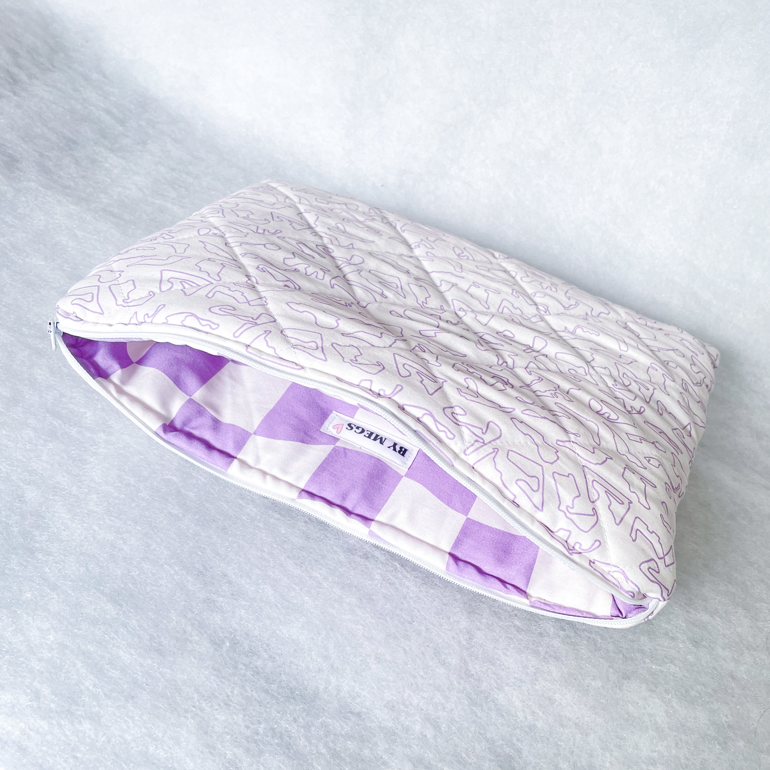 PRE-ORDER: Racing Laptop Sleeve - Lilac Tracks