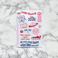 By Megs Racing Stickersheet