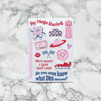 By Megs Racing Stickersheet