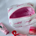 PRE-ORDER: Racing Make-up Pouch - Pink Car