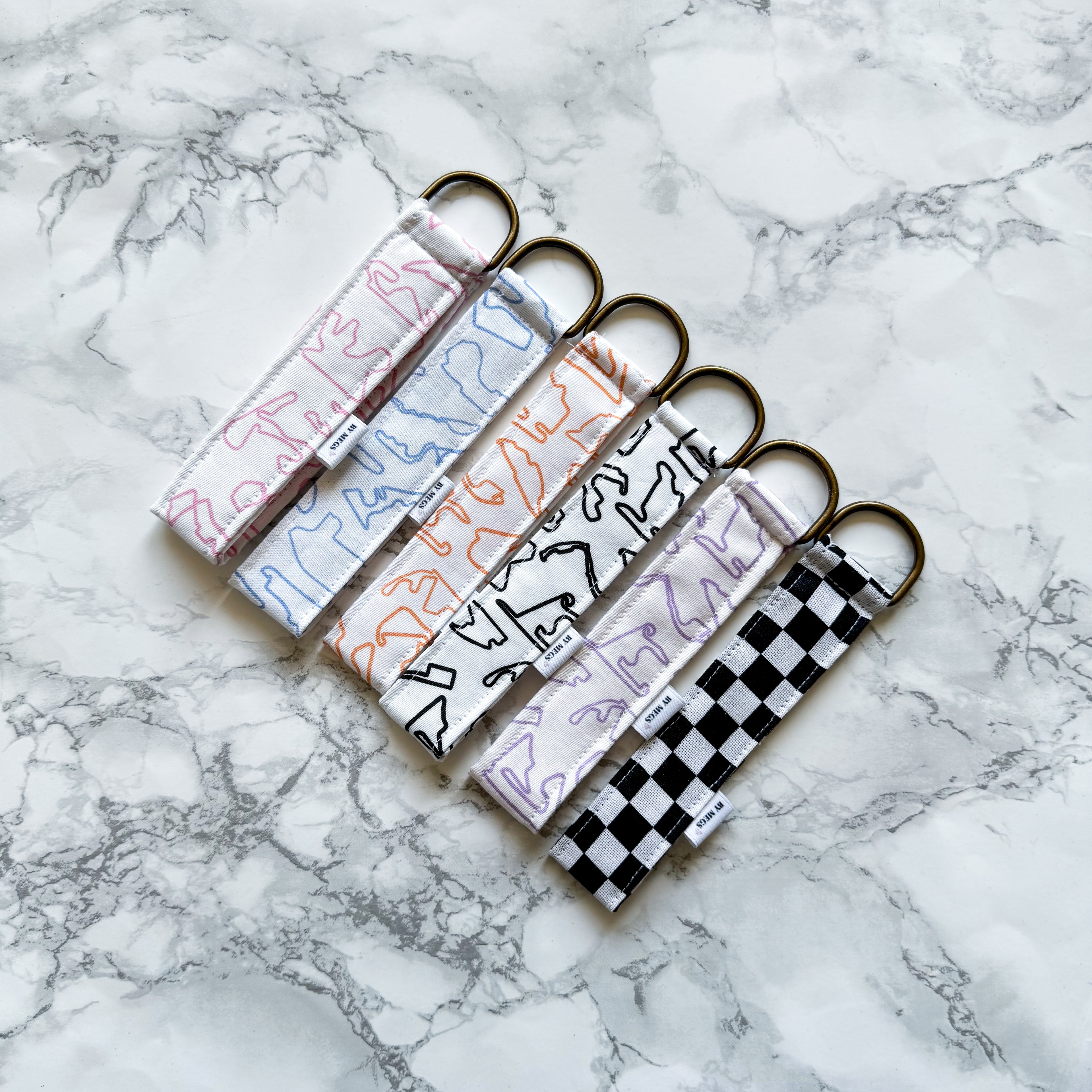 PRE-ORDER: Racing Tracks Keychain