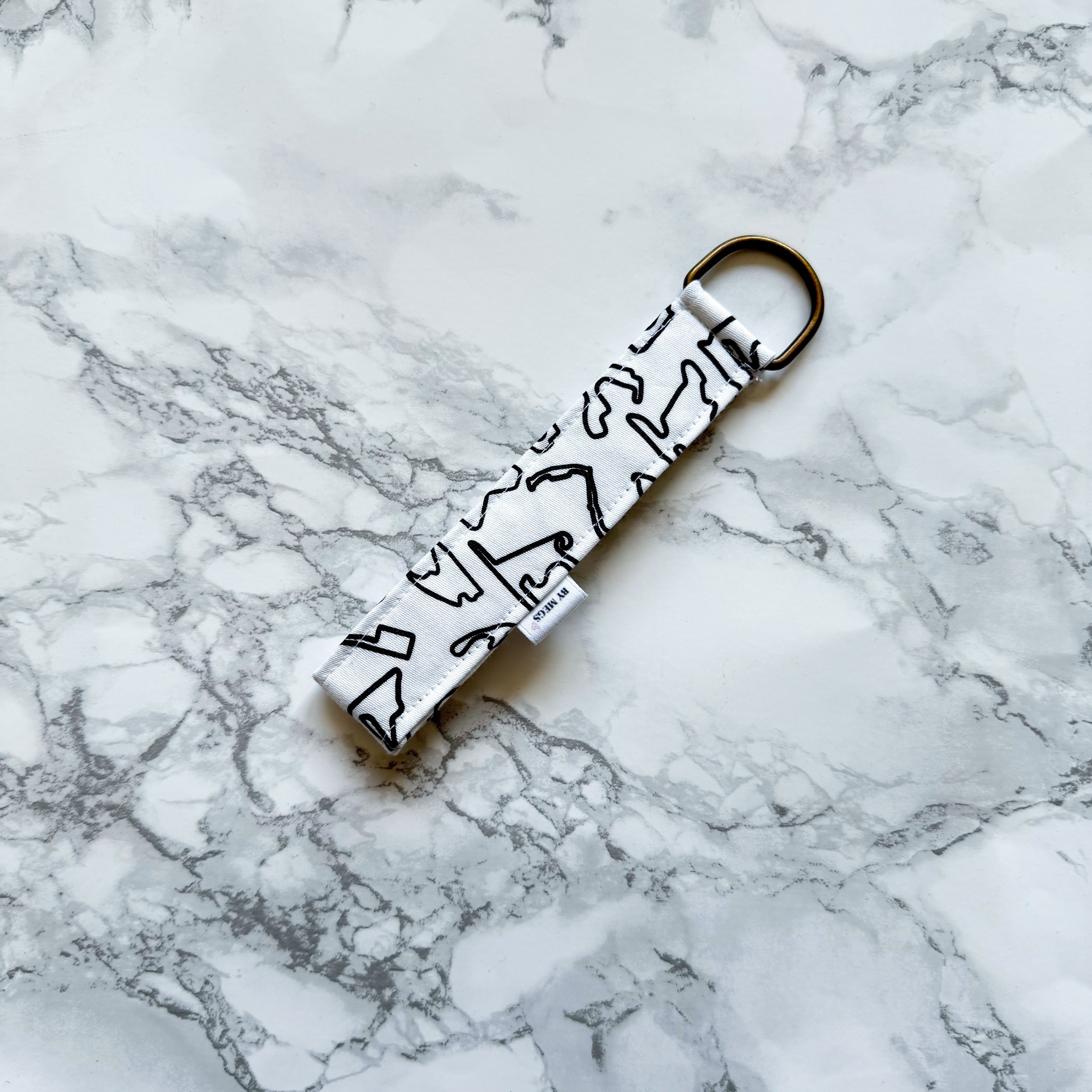 PRE-ORDER: Racing Tracks Keychain