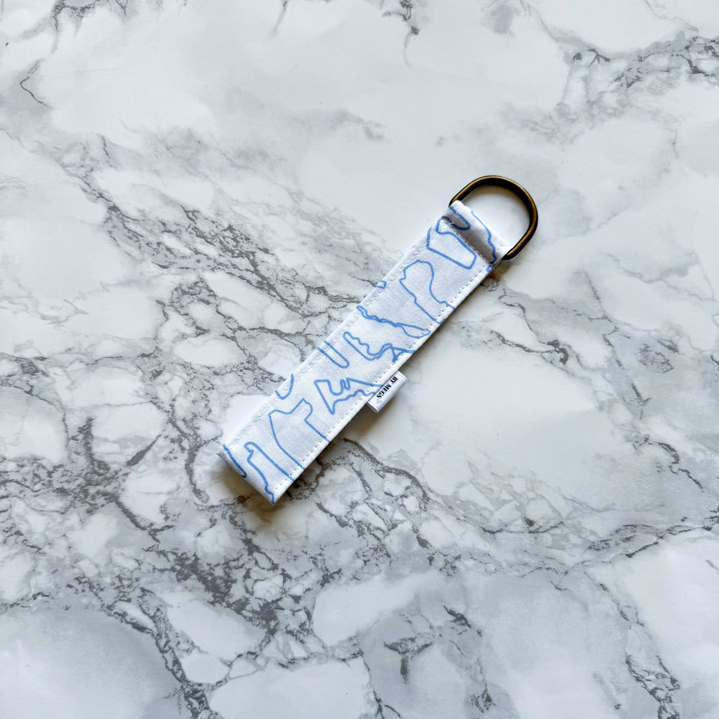PRE-ORDER: Racing Tracks Keychain