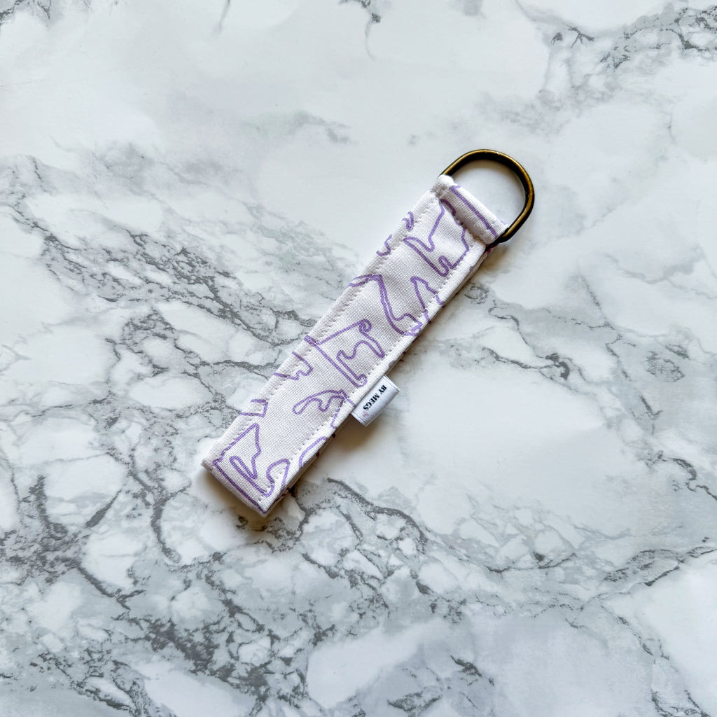 PRE-ORDER: Racing Tracks Keychain