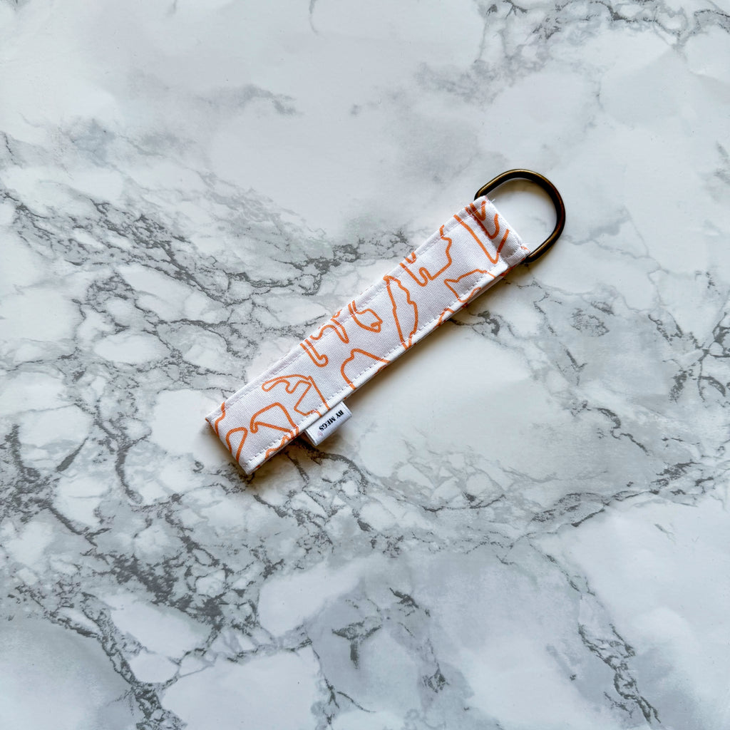 PRE-ORDER: Racing Tracks Keychain