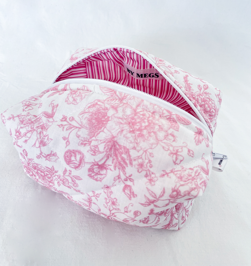 PRE-ORDER: Make-up Pouch - Rosewater