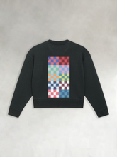 Load image into Gallery viewer, Racing Cropped Sweater: Teams Checkered
