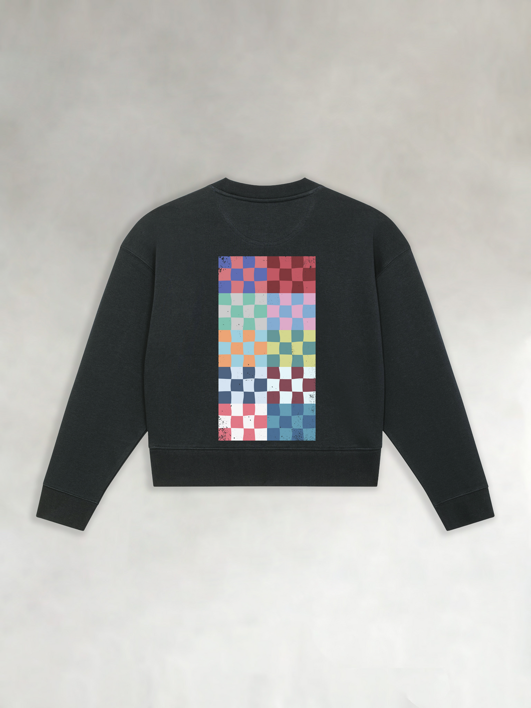 Racing Cropped Sweater: Teams Checkered