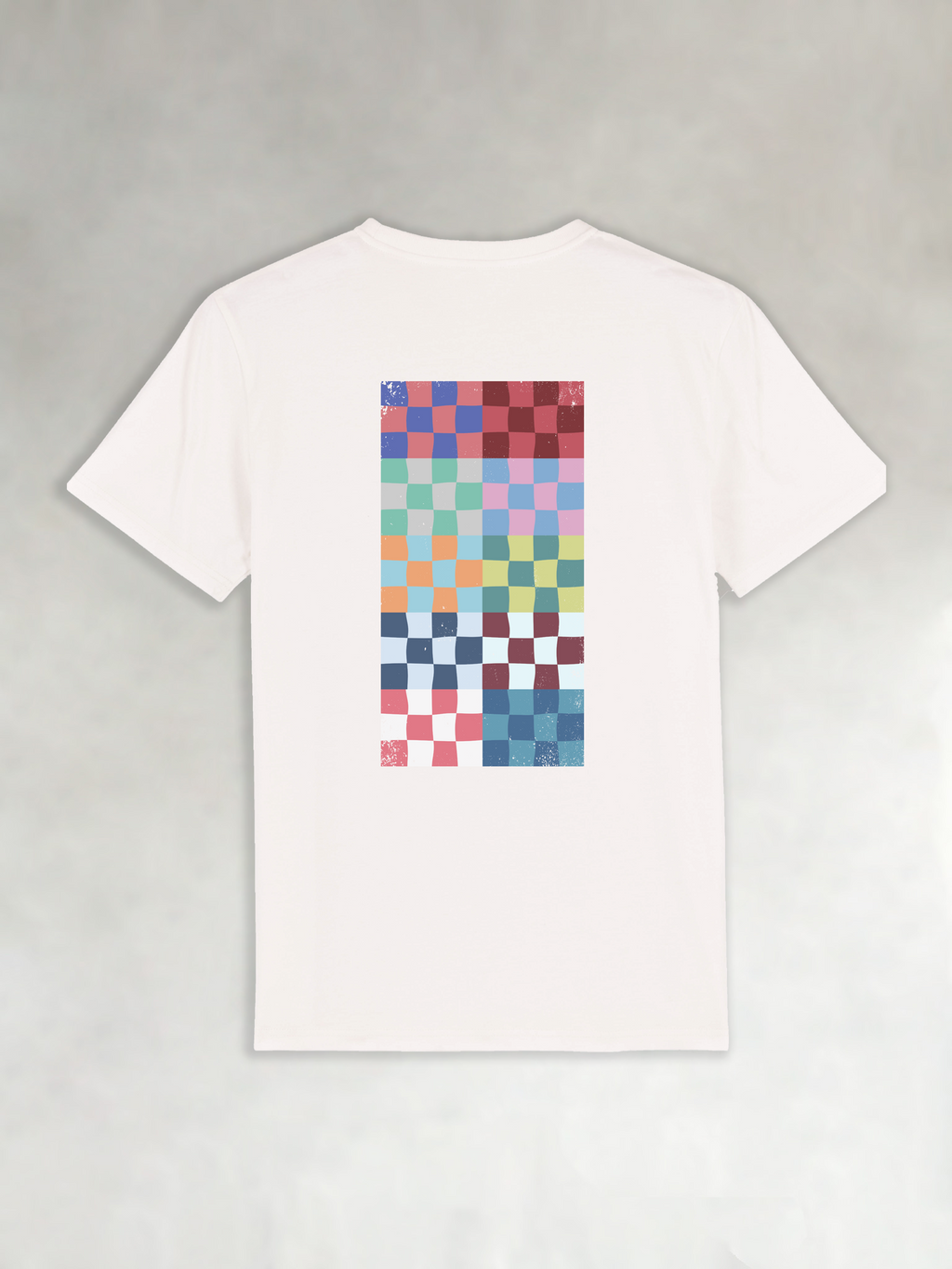Racing Shirt: Teams Checkered White