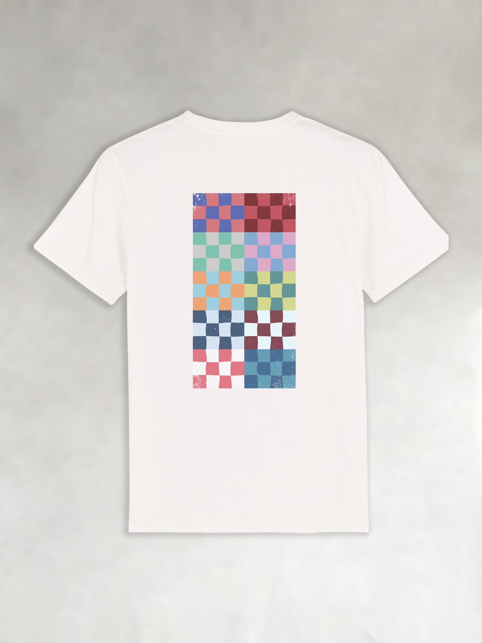 Racing Shirt: Teams Checkered White