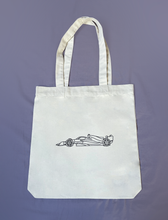 Load image into Gallery viewer, Racing Tote Bag - Car Outline
