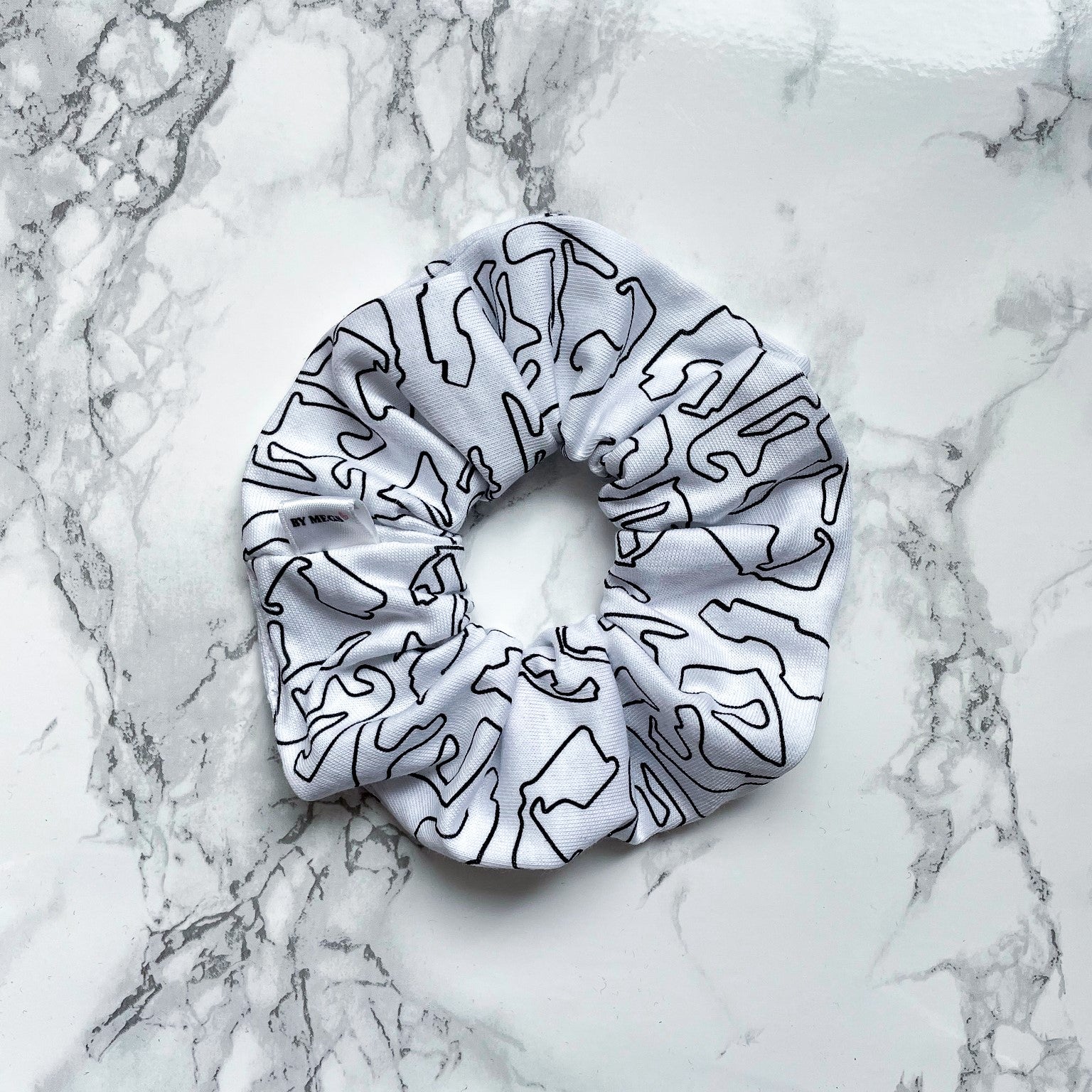 Racing Scrunchie: Track Outlines