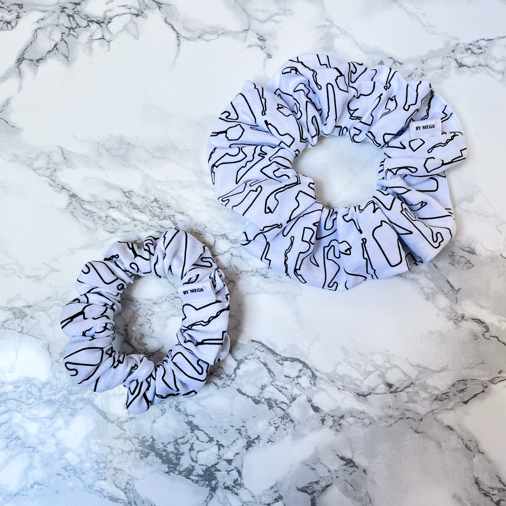 Racing Scrunchie: Track Outlines Mini